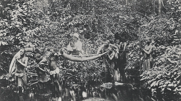 Transporting Ivory, French Congo