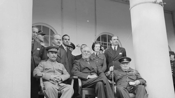 Stalin, Roosevelt & Churchill, Tehran 1943