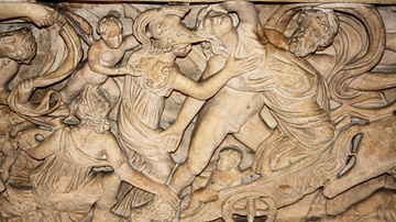 Persephone Sarcophagus (Detail)