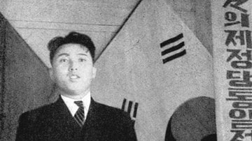 Kim Il-Sung During Korean Elections