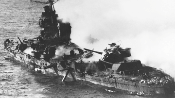 Destroyed Mikuma, Battle of Midway
