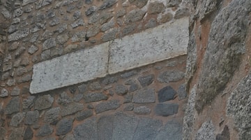 Latin Inscription at the Main Entrance of Almourol Castle