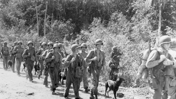 US Marines & Dogs, Guam