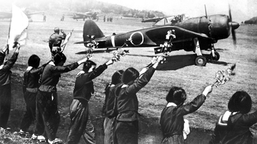 Waving off a Kamikaze Pilot