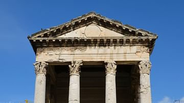 The Temple of Augustus in Pula