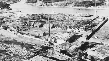 Devastation of Nagasaki, 1945.