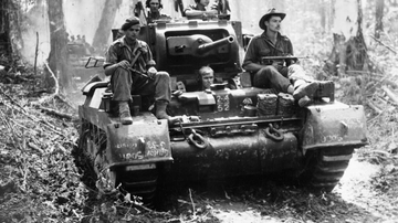 Australian Forces in the Solomons, 1945