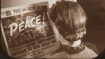 Newspaper: Japanese Surrender 1945
