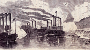 Gun-Boat Attack on the Water Batteries of Fort Donelson