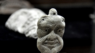 Clay Mask from the Old Babylonian Era
