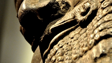 Head of Lamassu from Ashurnasirpal II palace