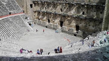 Stage, Roman Theatre, Aspendos