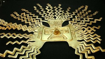 Inca Gold Sun Mask