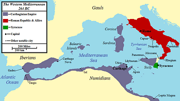 The Western Mediterranean 264 BCE