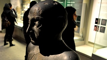 Dolerite Statue of Gudea, ruler of Lagash