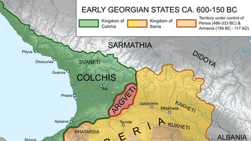 Colchis On Map Map of Colchis (Illustration) - World History Encyclopedia