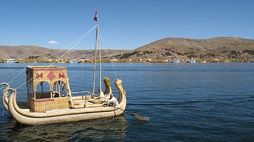 Traditional Reed Raft, Lake Titicaca