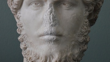Bust of Roman Emperor Lucius Verus
