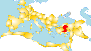 Map of the Roman Province of Galatia