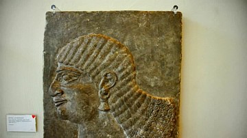 Alabaster Relief of an Assyrian Royal Attendant
