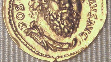 Coin Depicting Roman Emperor Postumus