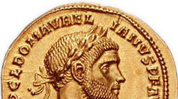 Coin Depicting Roman Emperor Aurelian
