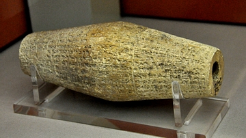 Nebuchadnezzar II's Terracotta Cylinder of Shamash Temple