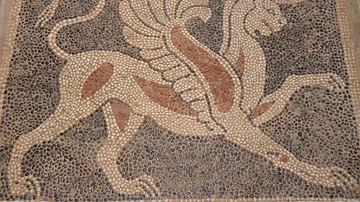 Griffin Pebble Mosaic