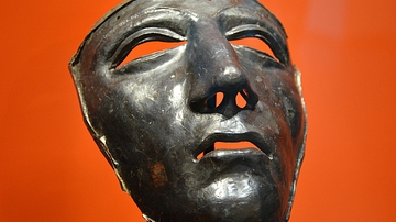 Kalkriese face mask for Roman cavalry helmet