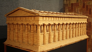 Temple of Zeus Model, Agrigento