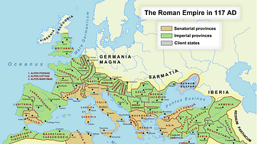 Étendue de l'Empire Romain