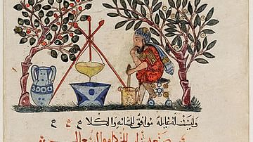 Ancient Mesopotamian Pharmacist Prepares Elixir