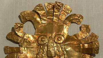 Inca Gold Sun Mask - World History Encyclopedia