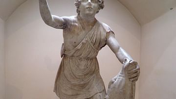 Statue of tauroctony  (Mithras slaying the bull)