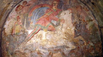Tauroctony fresco