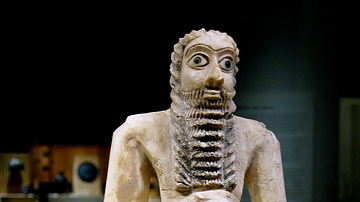 Mesopotamian Male Worshiper Votive Figure
