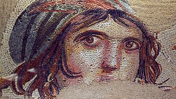 Mosaic of a Gypsy Girl