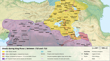 Urartu 714-715 BCE