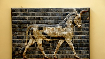 An Auroch from the processional street at Babylon