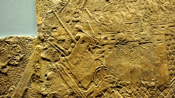 Assyrian Army Attack the City Wall of Lachish