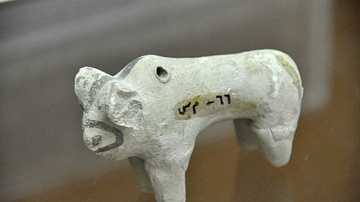 Terracotta Cow Figurine from Ubaid period