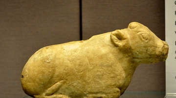 Stone Calf from Late Uruk Era