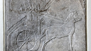 Hamanu campaign on Ashurbanipal's wall relief