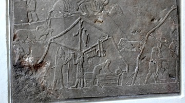 Siege of the Elamite city of Hamanu