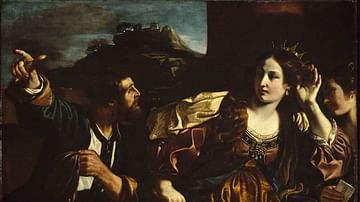 Semiramis Receiving Word of the Revolt of Babylon