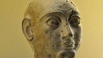 Limestone Head of a Man