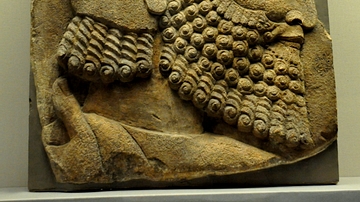 Head of a Tribute Bearer from Khorsabad