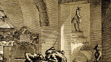 Columbarium Being Stripped Bare by 18th-Century Treasure Hunters