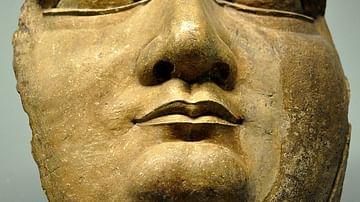 Face of a Colossal Figure from Nineveh