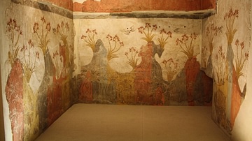 Lilies Fresco, Akrotiri
